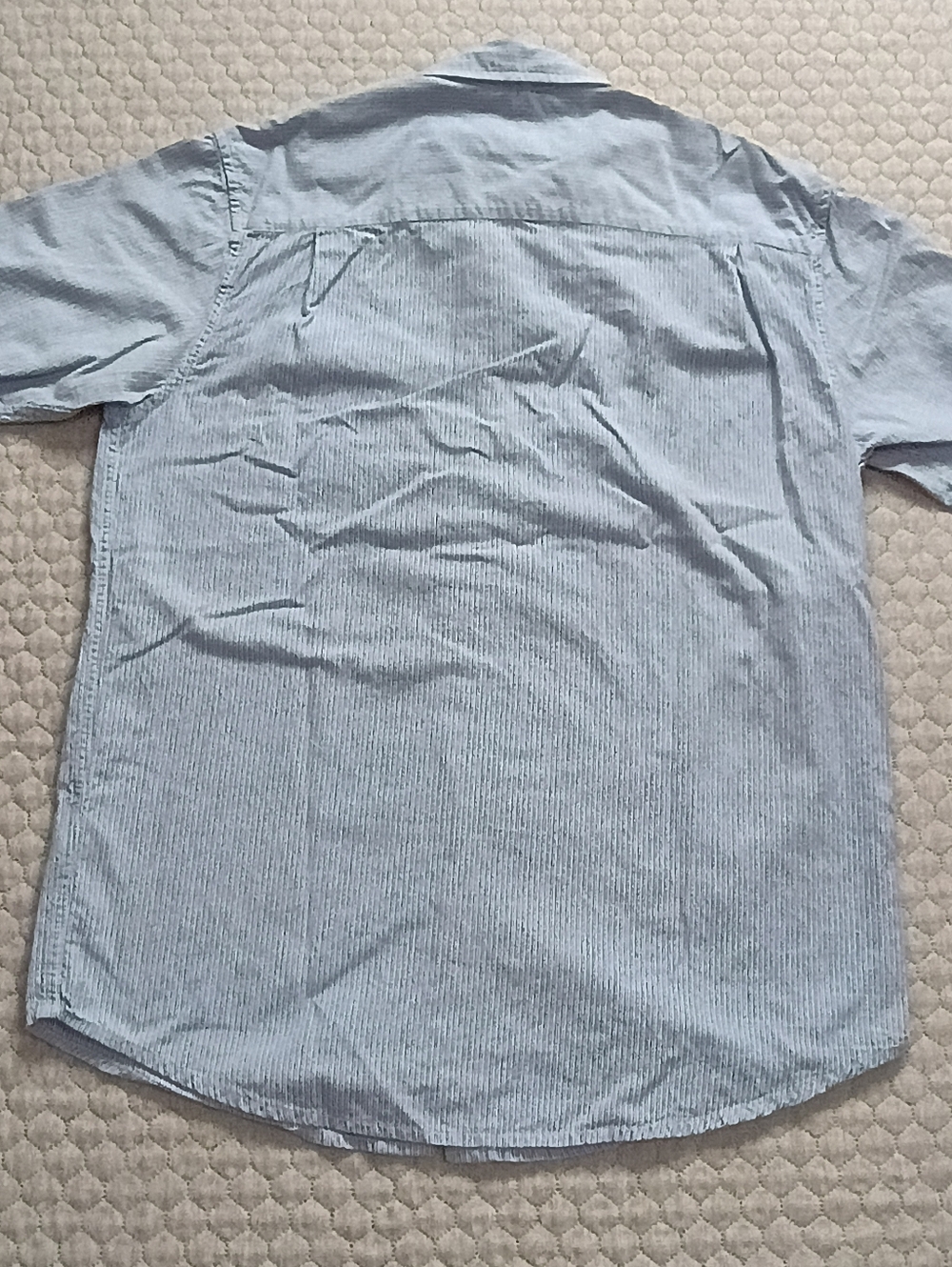 Nautica Button Down Shirt Men's Small Blue 100% Cotton - Picture 2 of 8